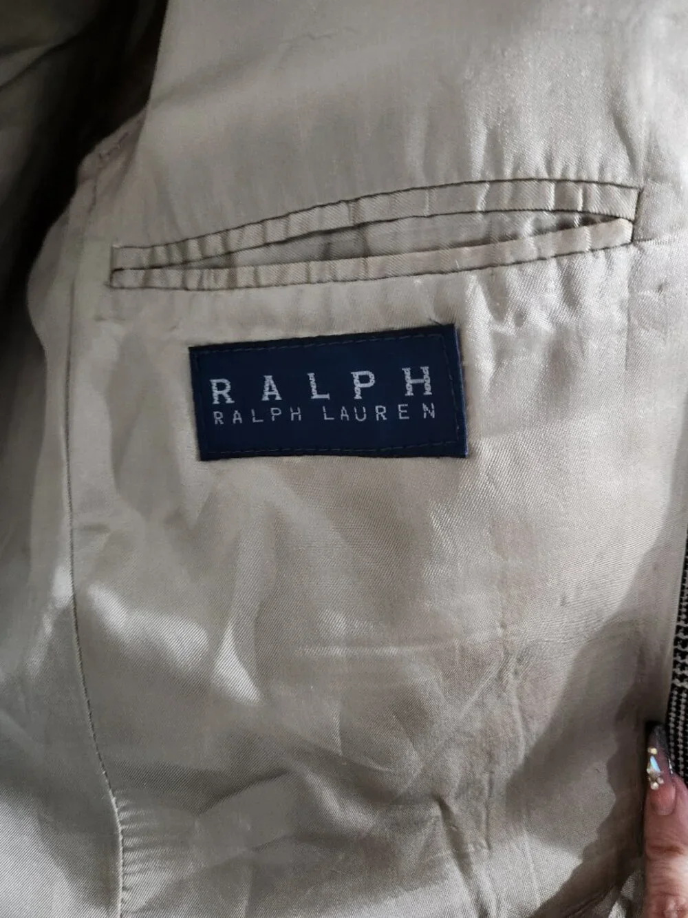 VTG Men's Ralph Lauren Glen plaid Prince of Wales check sport